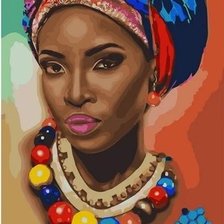 Схема вышивки «Стиль Африки»