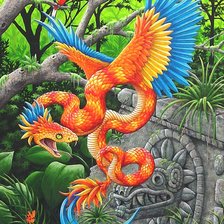 Схема вышивки «дракон»