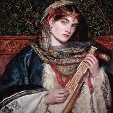 Схема вышивки «James Smetham. Мандолина»