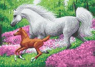 лошадь с жеребенком 2