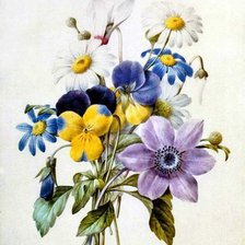 Схема вышивки «цветы»