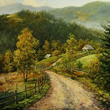 Схема вышивки «хутор»