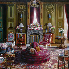 Схема вышивки «ДЖОН-ПАТРИК О'БРАЙЕН.ГОСТИННАЯ»