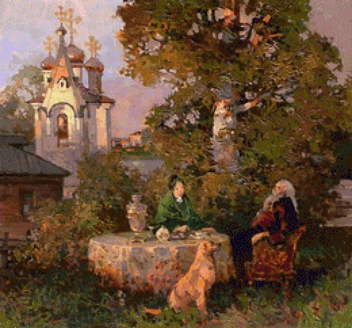 Батюшкин чай после вечерни - вечер, чай, вечерня - предпросмотр