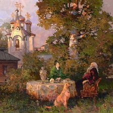 Схема вышивки «Батюшкин чай после вечерни»