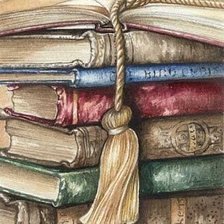 Схема вышивки «КНИГИ»