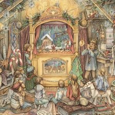 Схема вышивки «КУКОЛЬНЫЙ ТЕАТР»