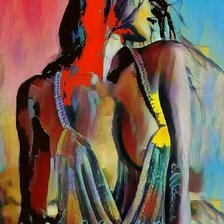 Схема вышивки «mujer»