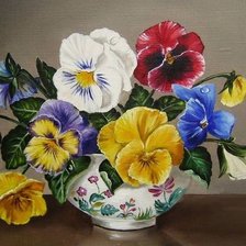 анютины глазки