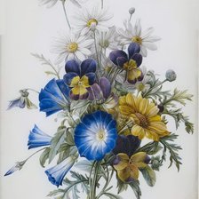 Схема вышивки «цветы»