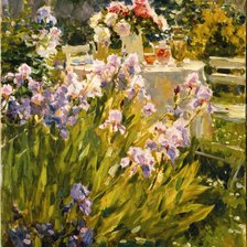 Схема вышивки «Кротов, сад»