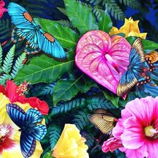 Схема вышивки «Летним вечером»