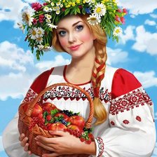 Схема вышивки «Яблочный спас 2»