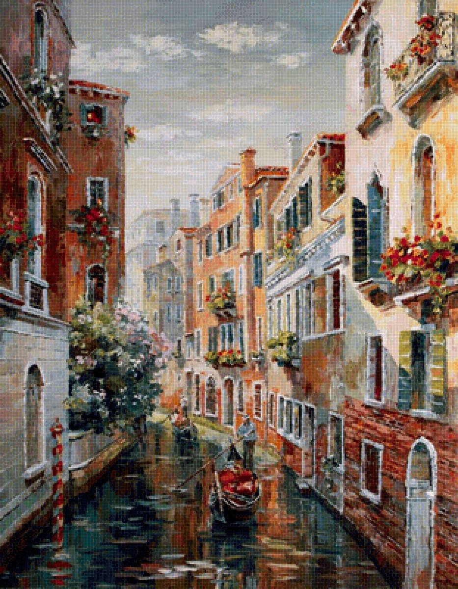 Венеция - город, венеция, гондола - предпросмотр