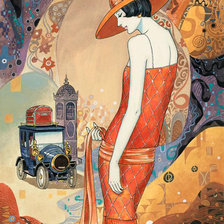 Схема вышивки «В стиле Арт-Деко»