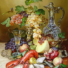 Схема вышивки «Серия "Натюрморты".»