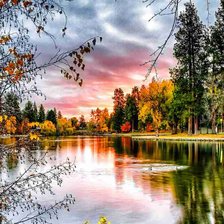 Схема вышивки «признаки осени»