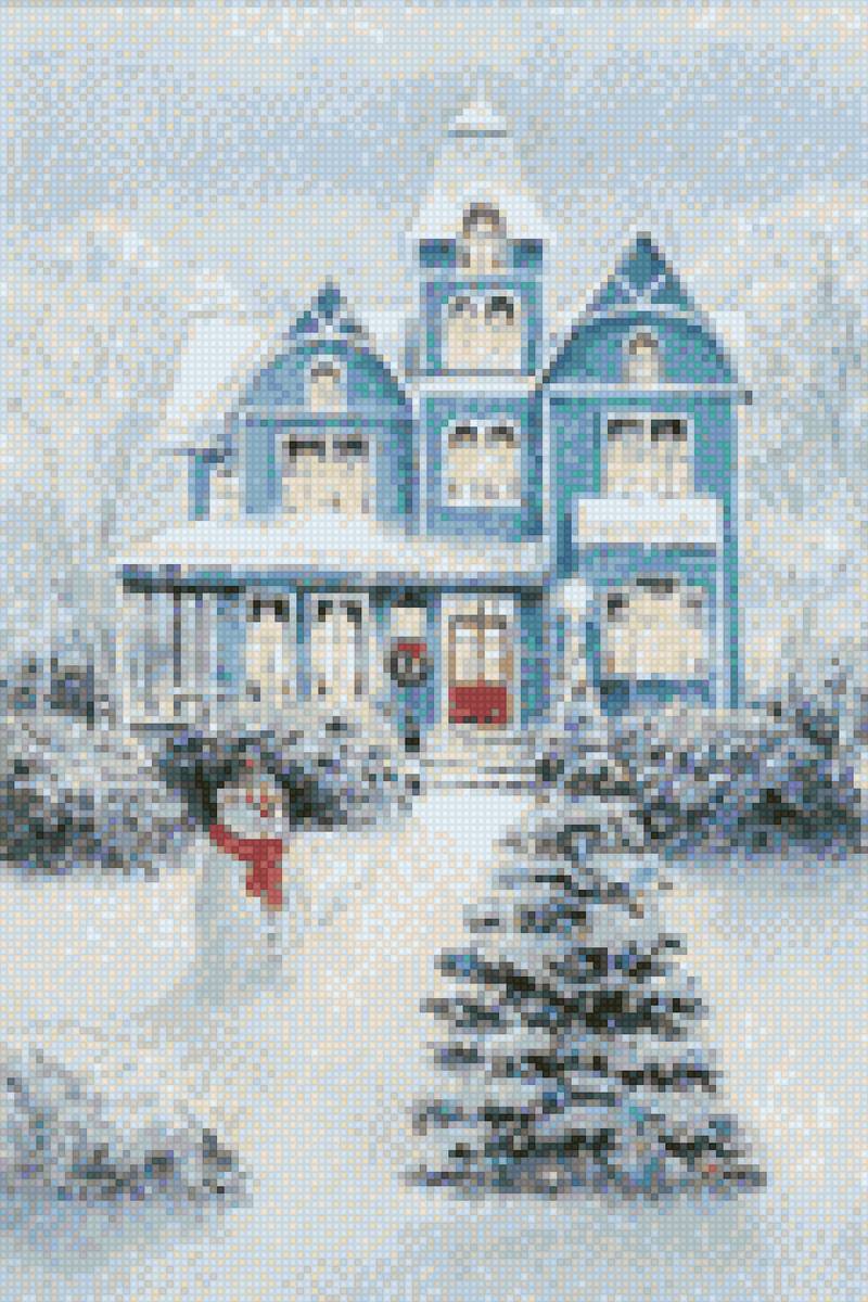 Рождественская открытка - рождество, новый год, открытка - предпросмотр