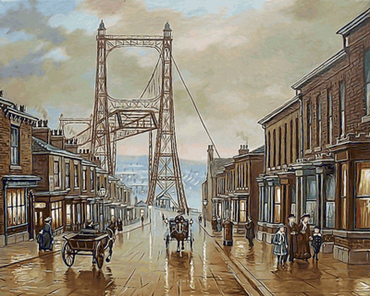 Старая Англия - старый город, городской пейзаж, англия - предпросмотр