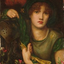 Схема вышивки «Данте Габриэль Россетти. Возлюбленная»