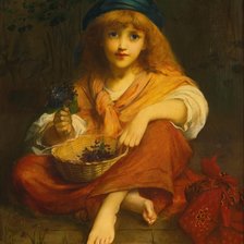 Схема вышивки «Charles Edward Hallé. Цветочница»