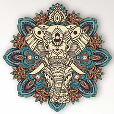 Схема вышивки «Слон»