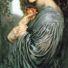 Схема вышивки «Dante Gabriel Rossetti. Прозерпина»