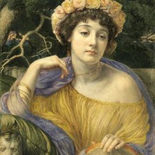 Схема вышивки «Sir Edward John Poynter. Танцовщица»