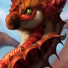 Схема вышивки «Красная»