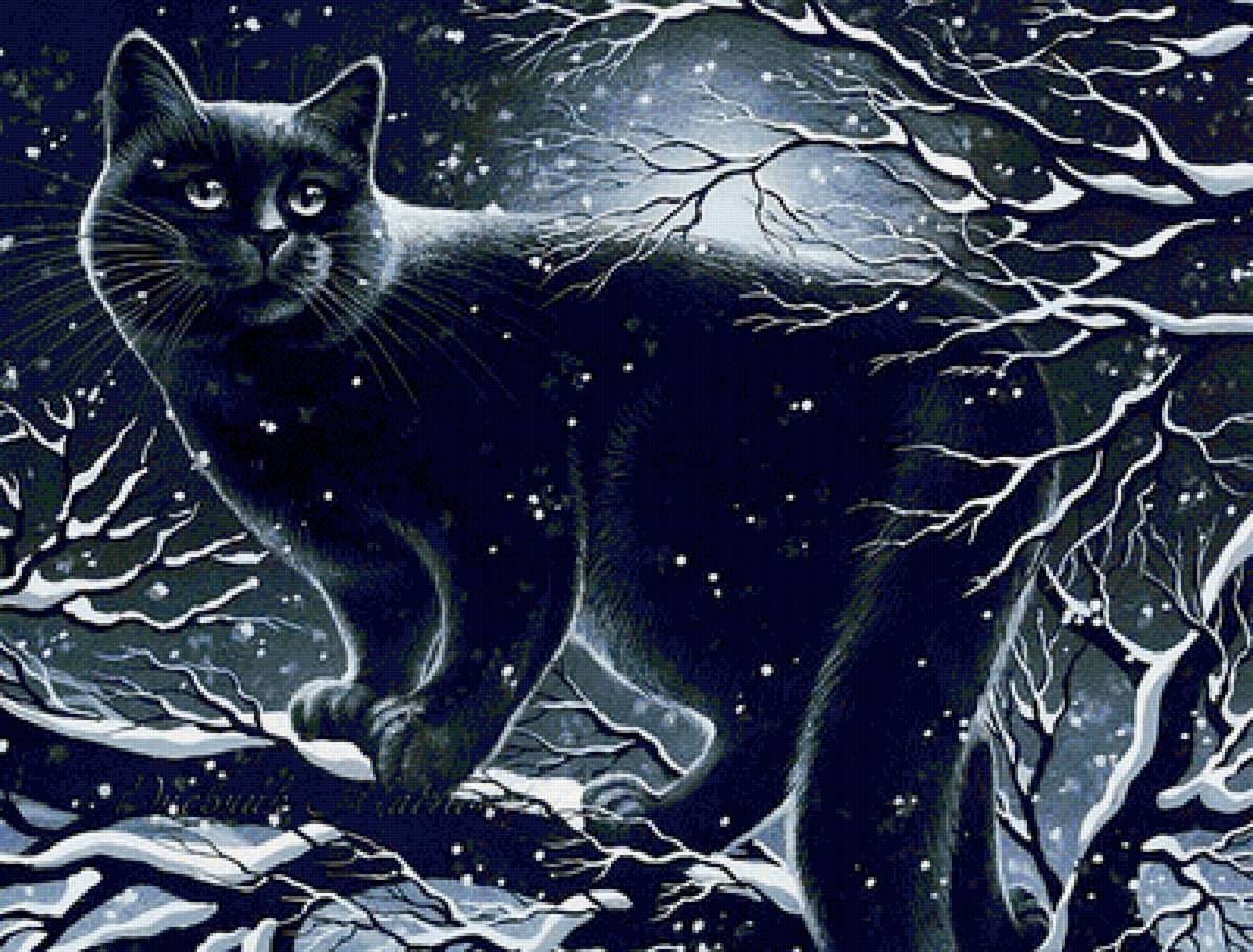 Лунный кот 2 - кот, животные - предпросмотр