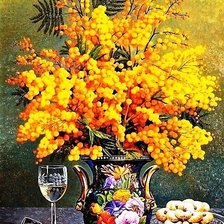 Схема вышивки «Мимоза»