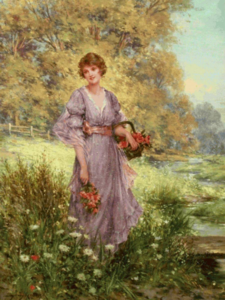 на лугу - предпросмотр