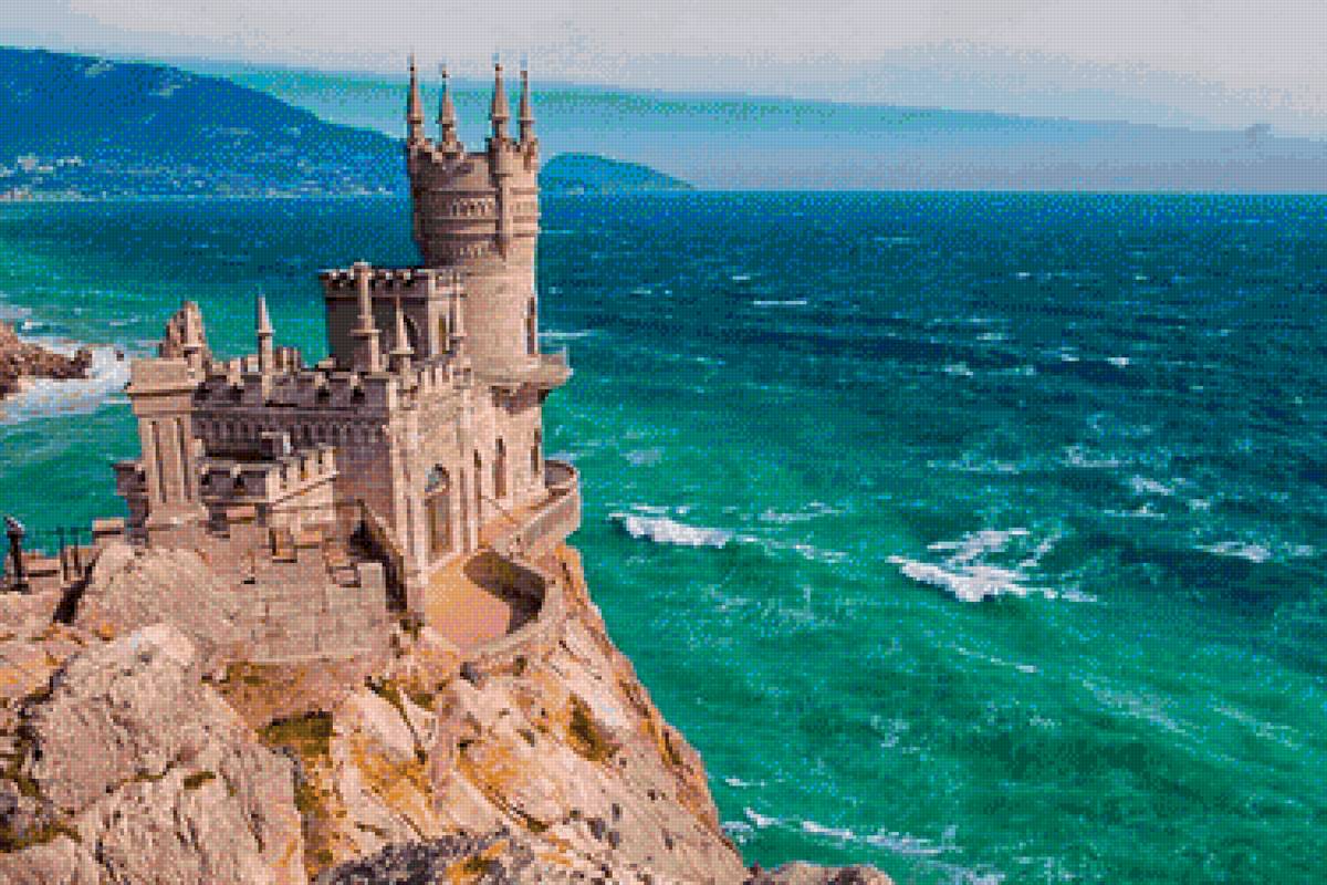 Море штормит - крым, море, ласточкино гнездо - предпросмотр