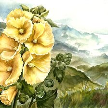 Схема вышивки «акварель»