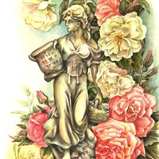 Схема вышивки «акварель»