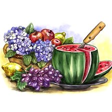 Схема вышивки «натюрморт»