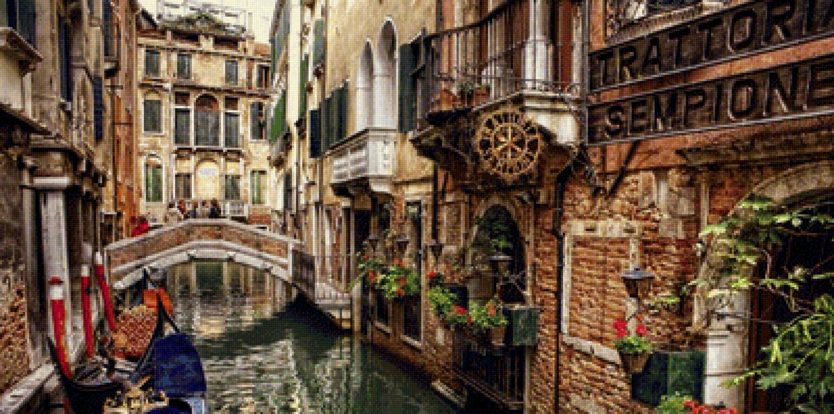 Венеция - италия, мостик - предпросмотр