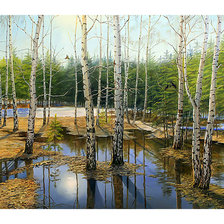 Схема вышивки «Ранняя весна.»