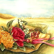 Схема вышивки «шляпа»