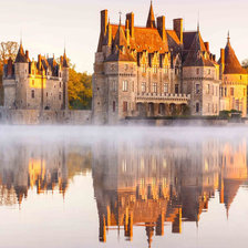 Схема вышивки «Замок»