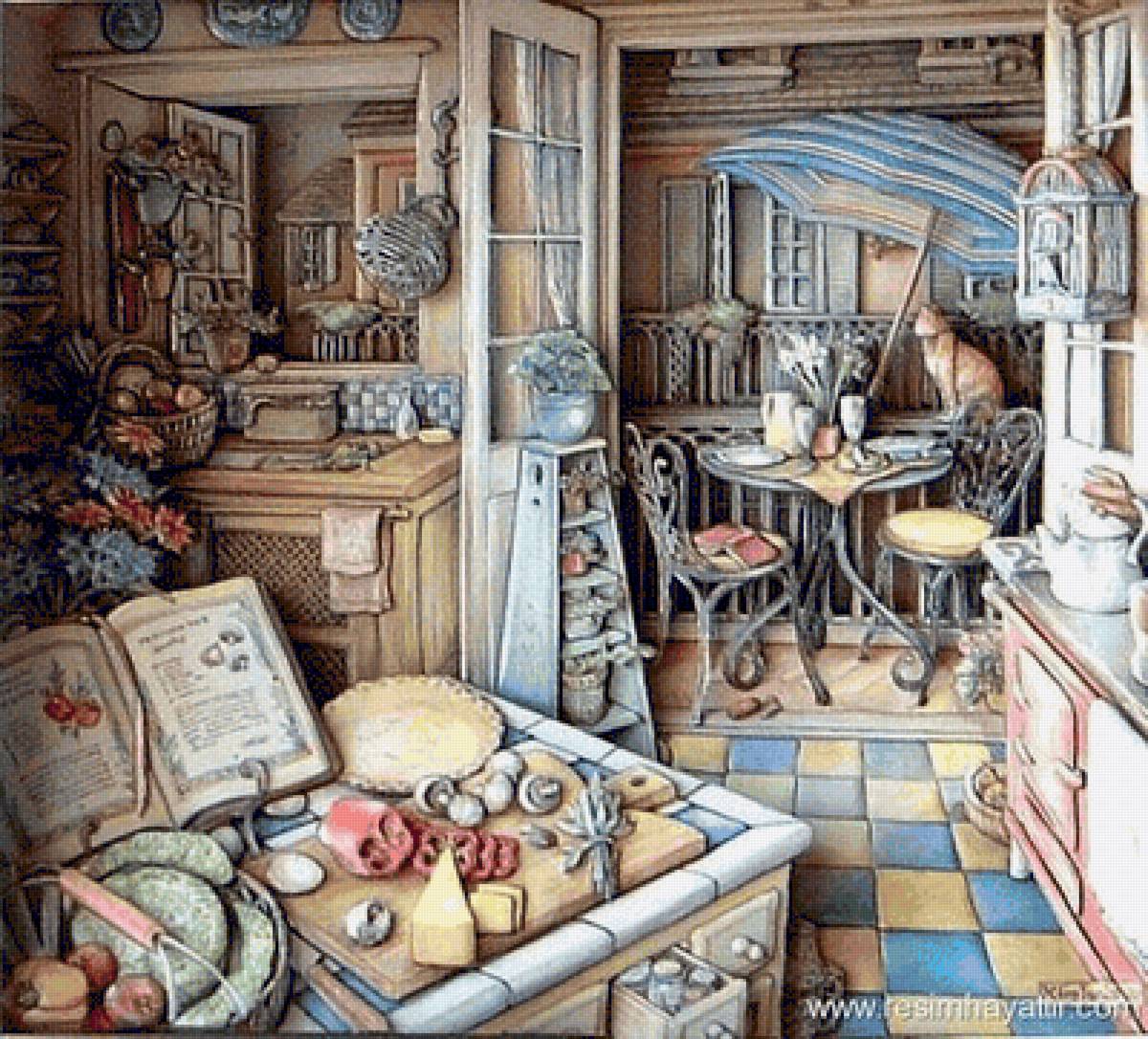 КУХНЯ С БАЛКОНОМ - здания, помещения - предпросмотр