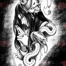 Схема вышивки «Orochimaru»