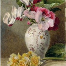 Схема вышивки «цветы»