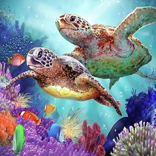 Схема вышивки «черепахи»