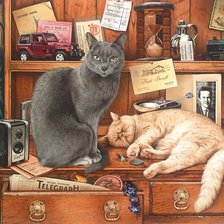 Схема вышивки «на шкафу»