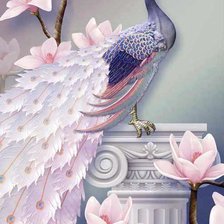 Схема вышивки «Панно с павлином 2»