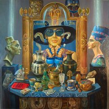 Схема вышивки «ЭДУАРД УЛАН.СТОЛИК КЛЕОПАТРЫ»