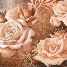 Схема вышивки «Панно "Розы"»