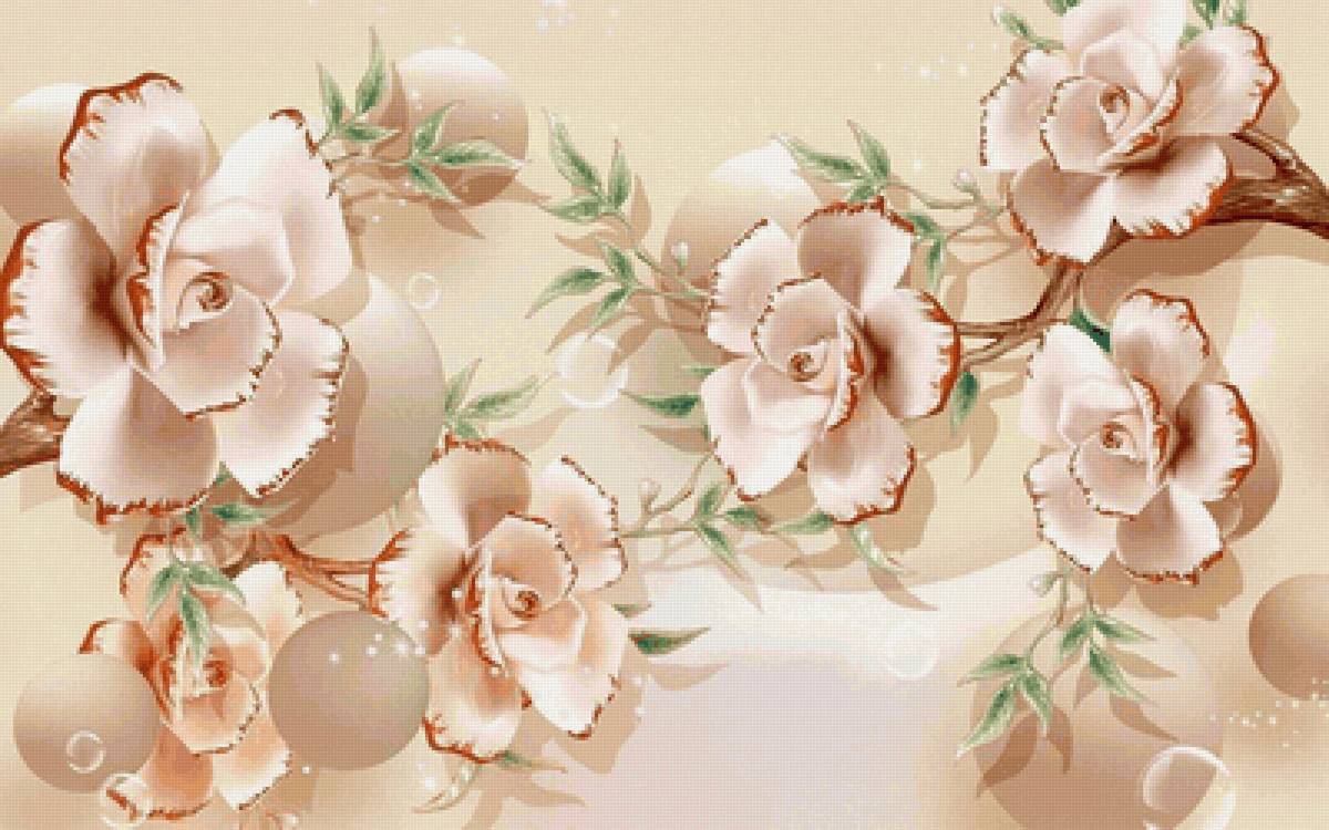 Цветочное панно - предпросмотр