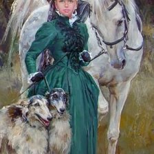 Схема вышивки «на прогулке»